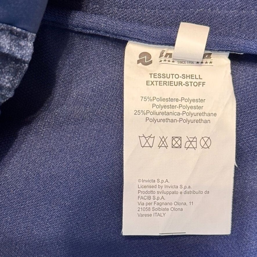 Invicta Italy Waterproof Hooded Jacket Women‎ Med Gray Blue Quilted Lining *FLAW - Picture 12 of 16